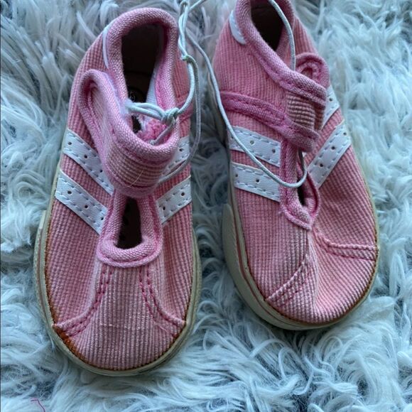 Koala Kids Girl Canvas Slip On Shoes with Velcro - Picture 2 of 11